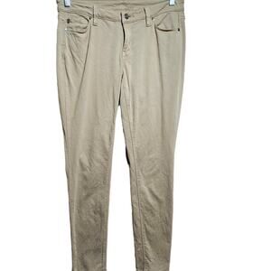 Cache Tan Flat Front Dress Pants with Pockets Size 4